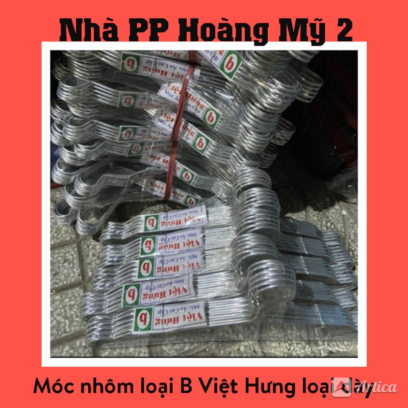 Móc nhôm phơi quần áo người lớn-loại B Việt Hưng hàng dày