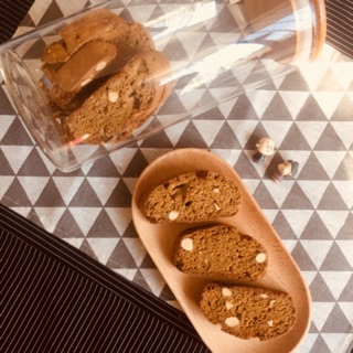 Bánh Biscotti Nguyên Cám chuẩn Keto/Lowcarb/Eatclean