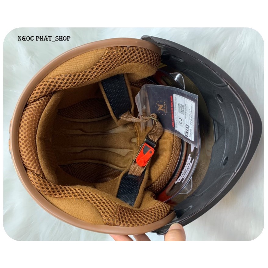 Mũ/nón bảo hiểm fullface NAPOLI LẬT CẰM+ 2 LỚP KÍNH [Hàng chính hãng]_Size XL(58-60cm)