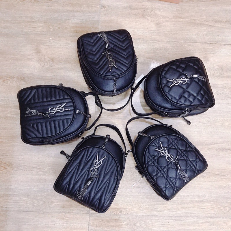 túi balo mini tua rua size 18 nhiều ngăn Rosabell sang chảnh
