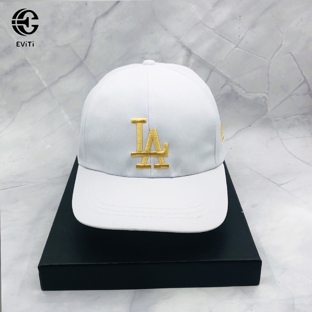 Mũ lưỡi trai thể thao - nón kết logo thêu L.A,thời trang hottrend phù hợp với cả nam và nữ