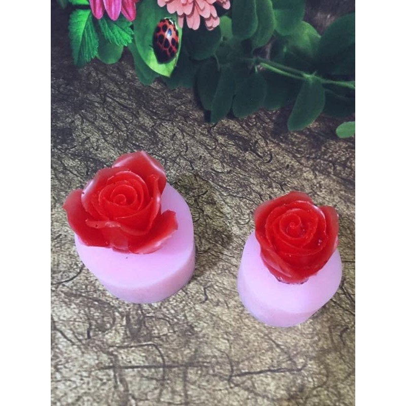 Khuôn làm thạch 4D Hoa hồng búp
