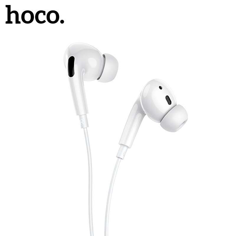 [Mã ELORDER5 giảm 10K đơn 20K] Hoco M1 Pro tai nghe iphone jac 3.5 tai nghe điện thoại Deep Bass với Mic