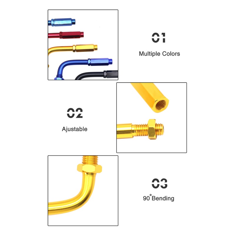 Bộ Ốc Vít Điều Chỉnh Khuỷu Tay / Dây Cáp Xe Đạp Chuyên Dụng