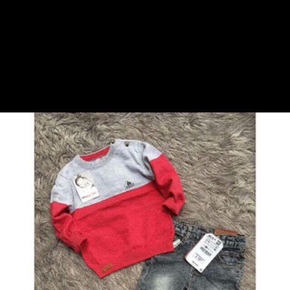 Áo len cài vai momma baby 3m-18m