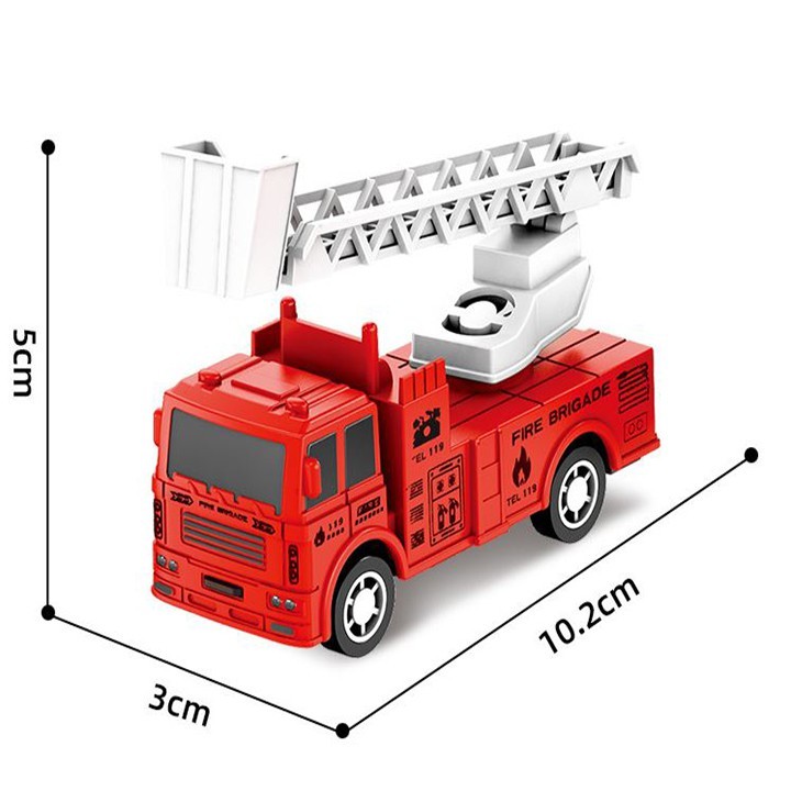 Đồ chơi mô hình xe cứu hỏa dành chất liệu nhựa an toàn cho bé XMH03