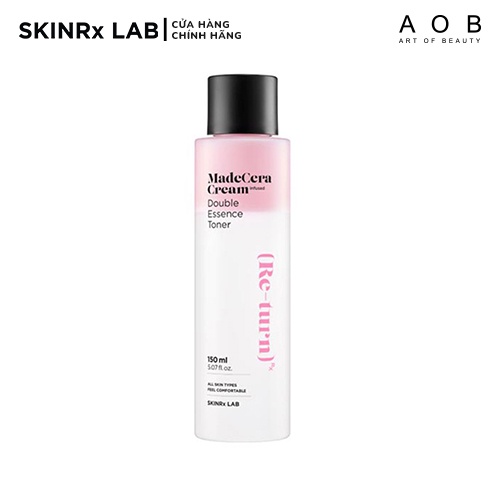 Nước Hoa Hồng Dạng Sữa Skinrx Lab Madecera Cream Double Essence Toner (150ml)