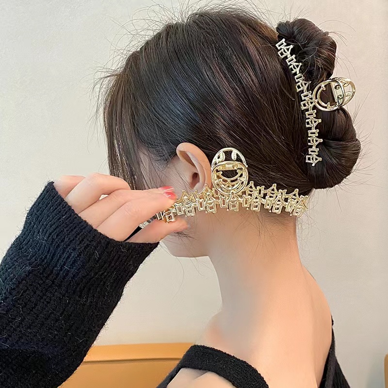 Kẹp Tóc Kim Loại Hình Cá Mập Thời Trang Hàn Quốc