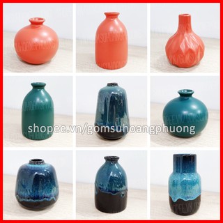 Lọ hoa sứ mini để bàn - Bình hoa Bát Tràng - Hơn 20 mẫu đa dạng