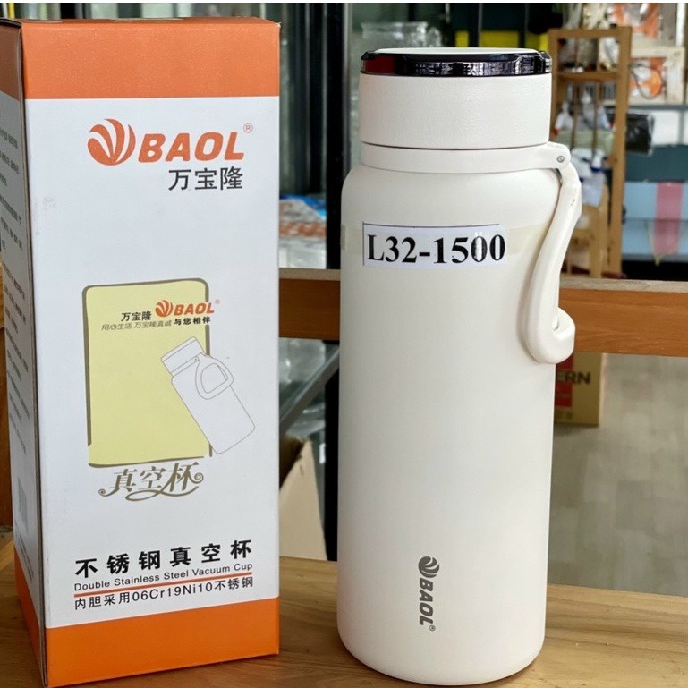 Bình giữ nhiệt L32 cao cấp dung tích 1000ml - 1200ml - 1500ml đủ màu