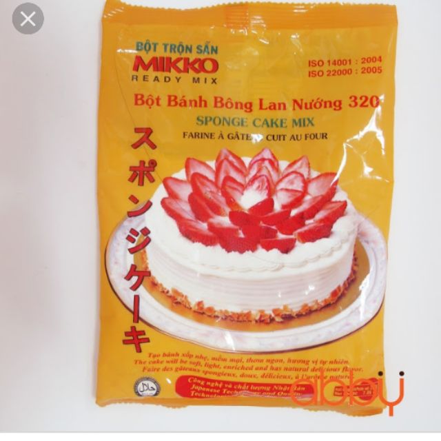 Bột bánh bông lan nướng