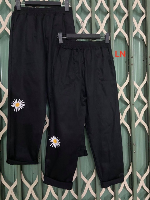 Quần dài kaki hoa cúc gối LN12
