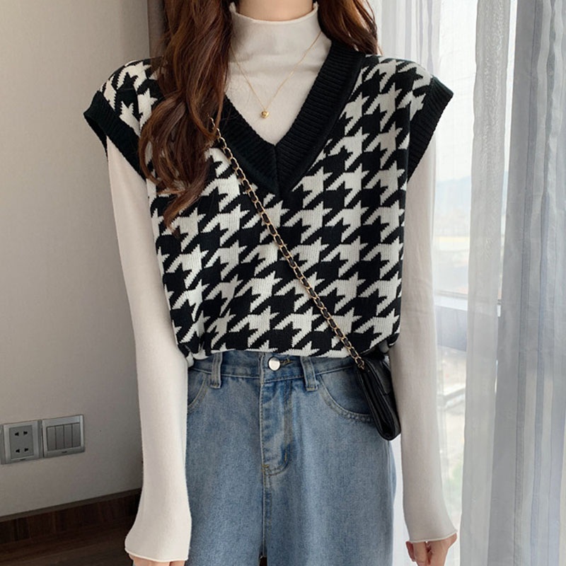 Áo Khoác Ghi Lê Dệt Kim Thời Trang Nữ | BigBuy360 - bigbuy360.vn