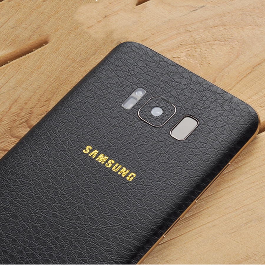 Dán mặt lưng skin vân giả da Samsung S23 ultra NOTE 10 PLUS NOTE 10 S22 S20 ultra Note 20 S10 PLUS S10 5G NOTE 8 NOTE 9