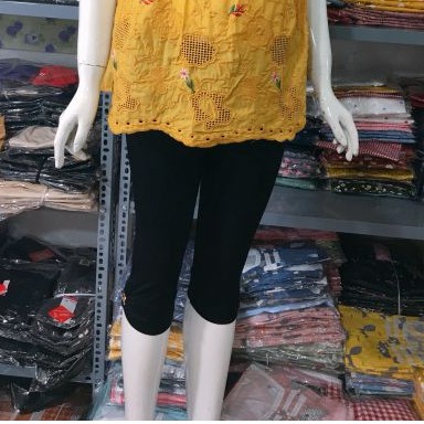 Quần ngố bầu cotton co giãn 4 chiều dành cho mẹ bầu mặc nhà mùa hè (ốp ren, đính đá, Ren nơ, mèo) - 𝐐𝟓𝟐