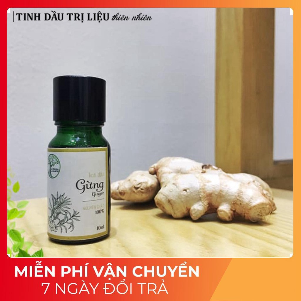 [CHÍNH HÃNG] Tinh Dầu Gừng AHIMSA Nguyên Chất 10ml - Tình Dầu Thiên Nhiên