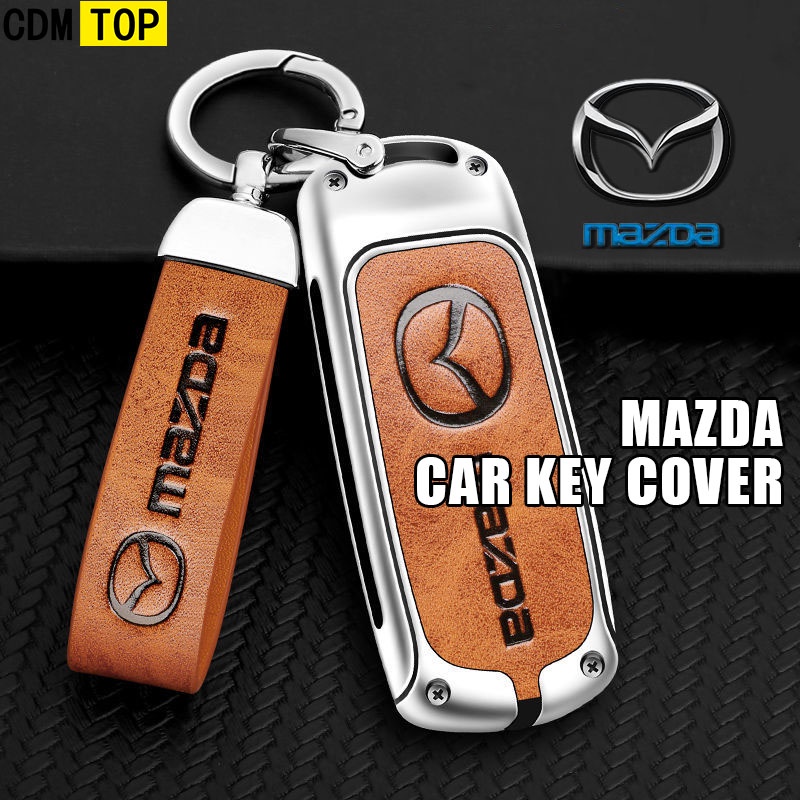 Bao Da Bảo Vệ Chìa Khóa Điều Khiển Từ Xa Cho Mazda 2 3 6 Axela Atenza CX5 CX7 CX8 CX9 Alexa CX-30
