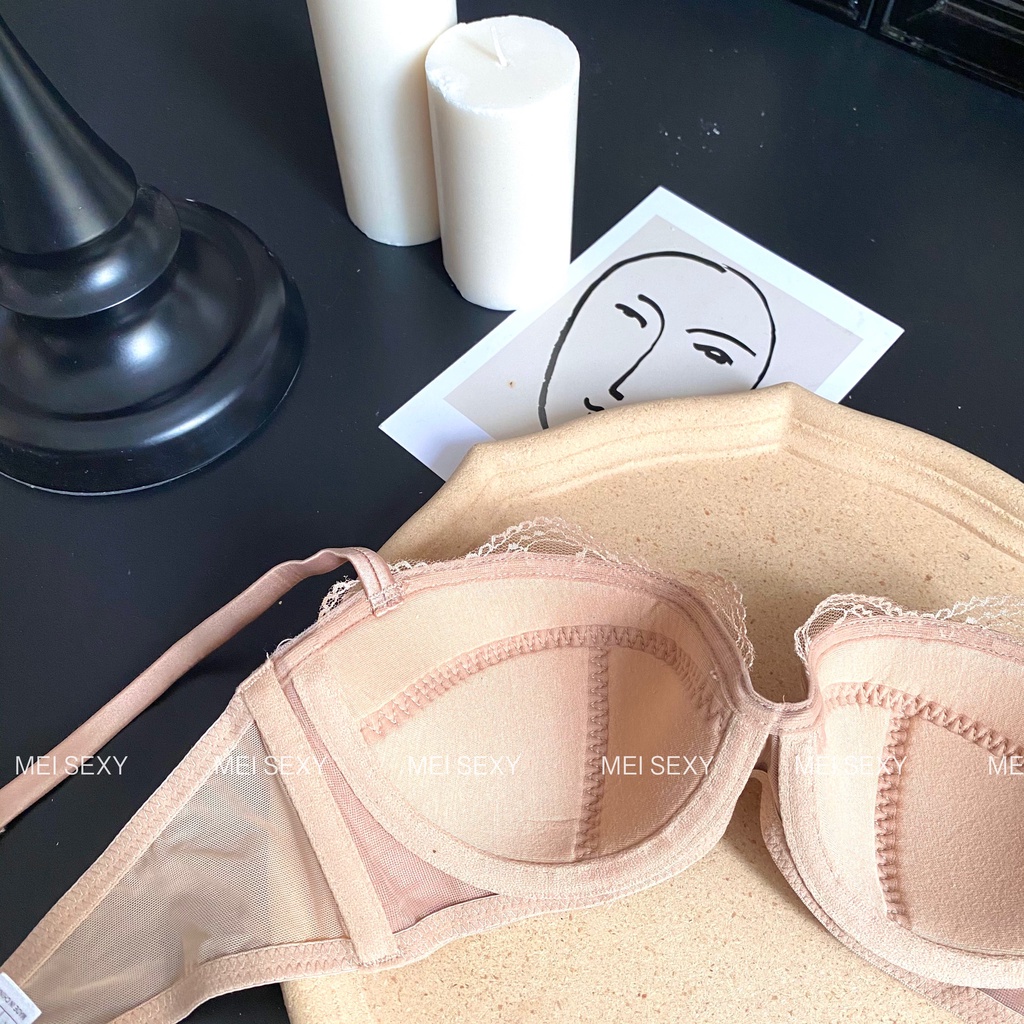 Bộ Đồ Lót Nữ Có Gọng Mút Mỏng Sexy Ren Lụa Satin Cao Cấp, Nâng Ngực Tự Nhiên Mềm Mại Thoáng Mát_LMSA | BigBuy360 - bigbuy360.vn