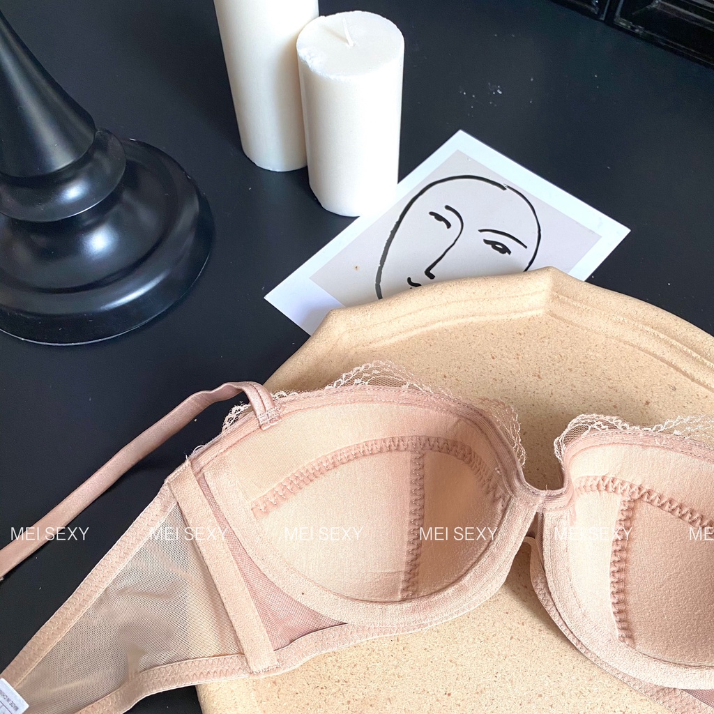 Bộ Đồ Lót Nữ Có Gọng Mút Mỏng Sexy Ren Lụa Satin Cao Cấp, Nâng Ngực Tự Nhiên Mềm Mại Thoáng Mát_LMSA | WebRaoVat - webraovat.net.vn