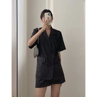 set vest kẻ sọc 559