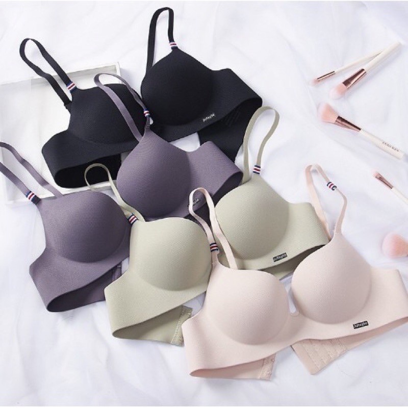Áo lót su pháp đệm dày không gọng thông hơi 2403 - Moon Underwear