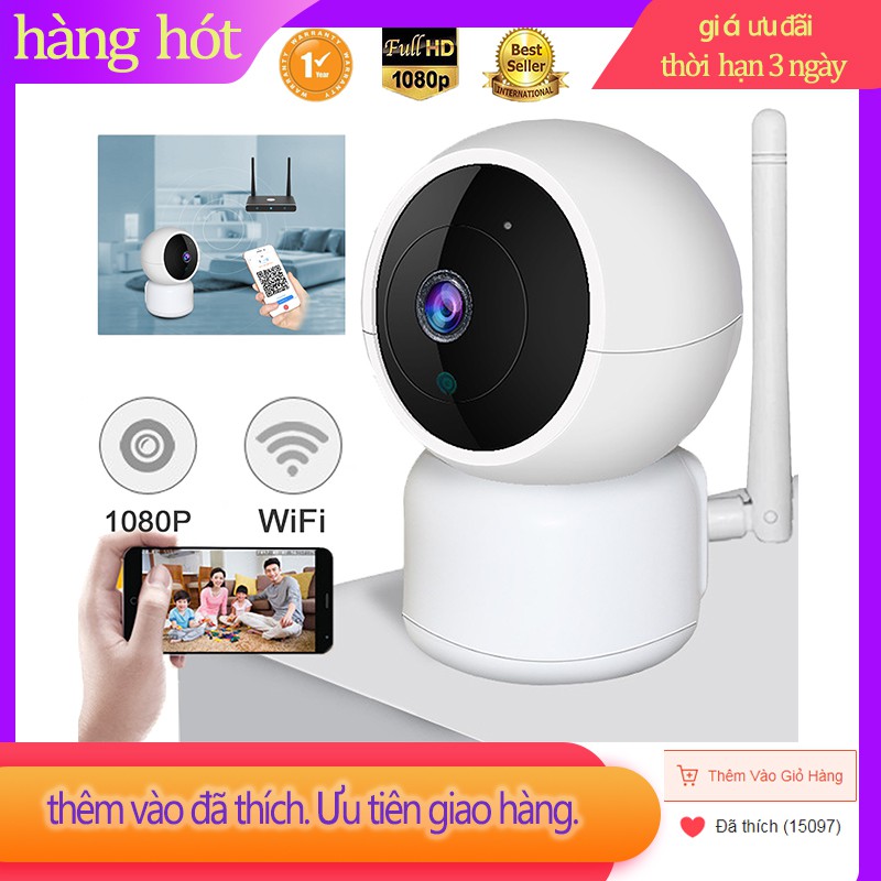 Camera giám sát không dây 1080P IP CAM Q9 CCTV Camera an ninh gia đình Wifi Camera