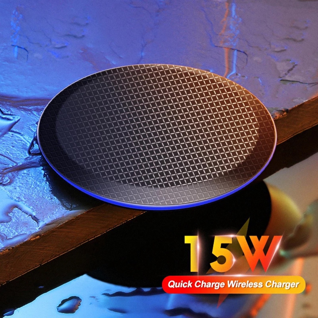 Bộ Sạc Không Dây Tốc Độ Cao QI 5W 10W 15W 30W Cho Điện Thoại Thông Minh