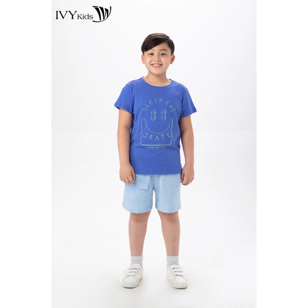 Áo thun Sleep Eat Skate bé trai IVY moda MS 57K1461