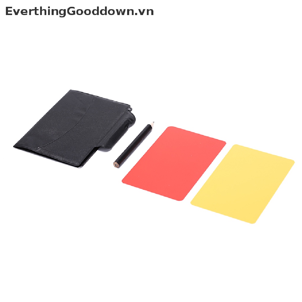 Everthinggooddown Ví Đựng Thẻ Vàng / Thẻ Đỏ Trọng Tài Bóng Đá Chuyên Nghiệp