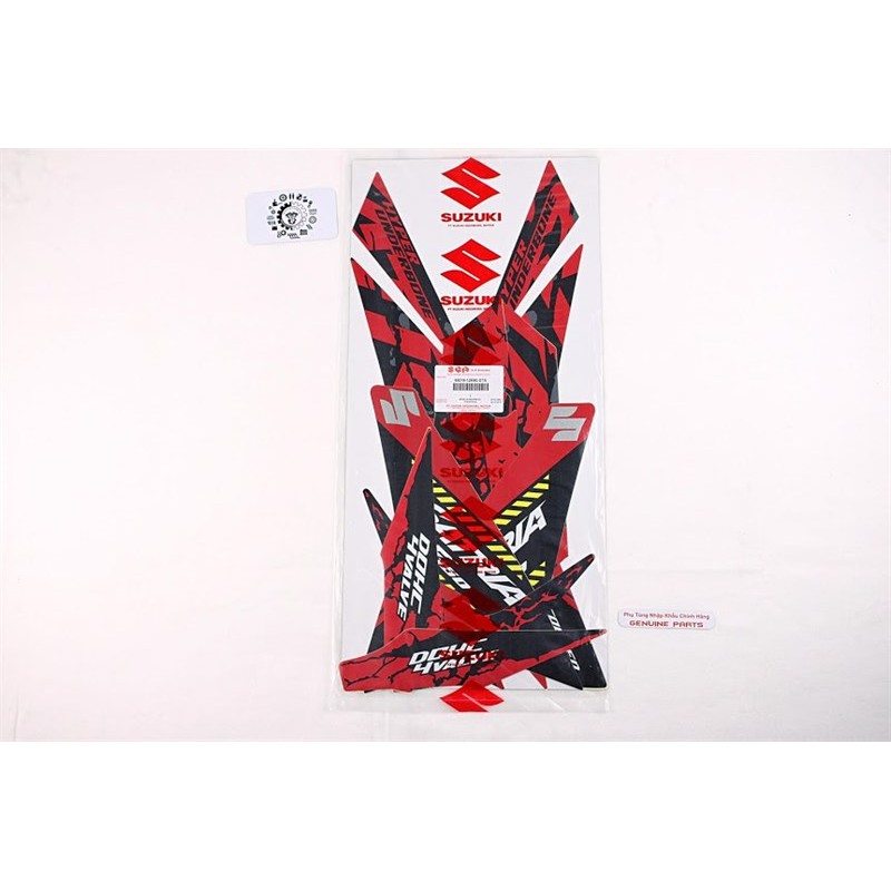 Bộ tem SATRIA FI 2019 Tem báo đốm nhập chính hãng Suzuki Indo