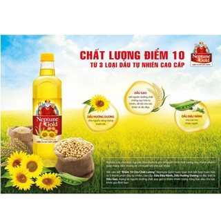 DẦU ĂN NEPTUNE GOLD CHAI 1L