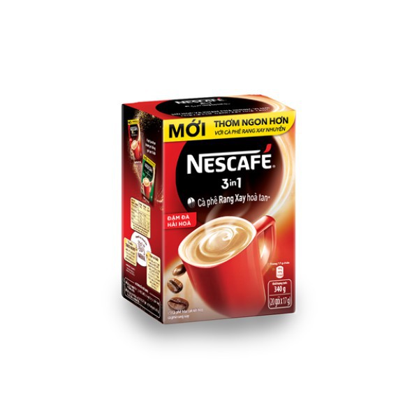 Combo 4 hộp cafe NESCAFÉ:Đen đá(240g/hộp)+sữa đá 3in1(200g/hộp)+2 rang xay hòa tan đậm vị cafe &đậm đà hài hòa(340g/hộp)