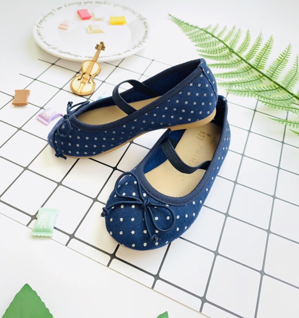 Giày Primark nơ chấm bi