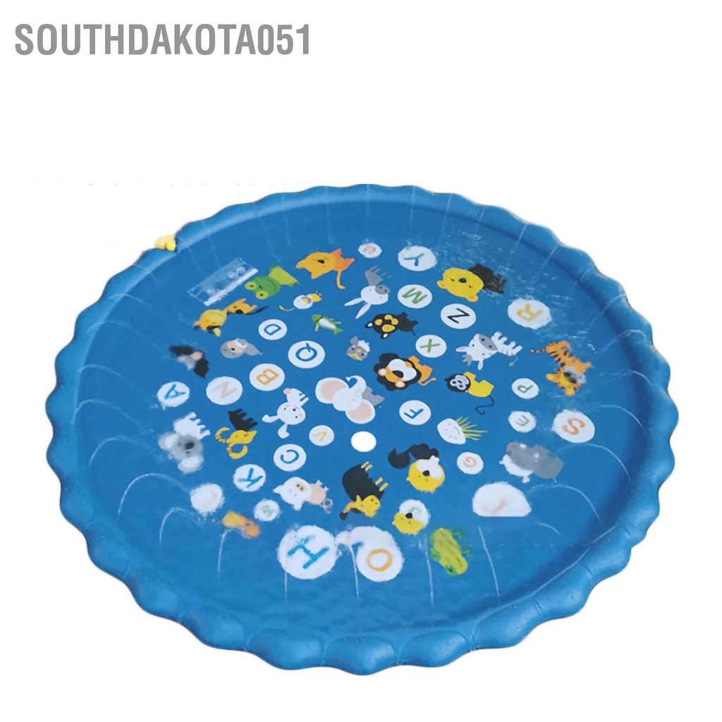 [Hàng HOT] Tấm Đệm Phun Nước Cho Bé 1.7m - Thảm Phun Nước cho bé chơi ngoài trời【Southdakota051】