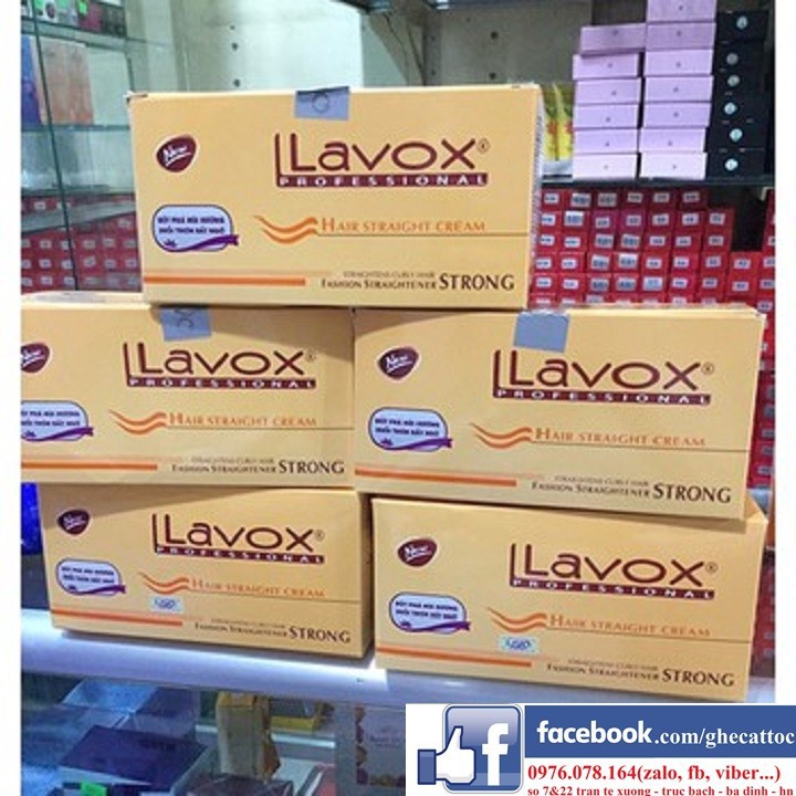 Bộ 2 hủ thuốc duỗi tóc lovax