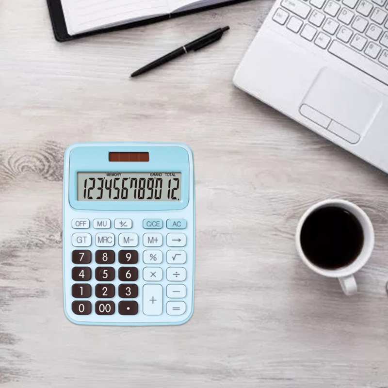 Máy Tính 12 Chữ Số Sử Dụng Năng Lượng Mặt Trời