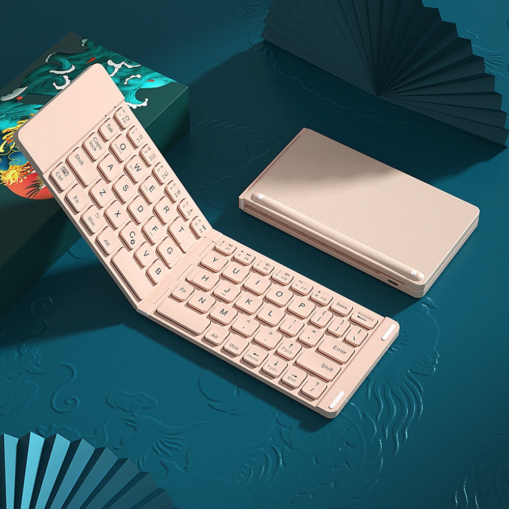 Bàn Phím Bluetooth Không Dây Sạc Lại Được Nhỏ Gọn Tương Thích Với IOS Android Windows