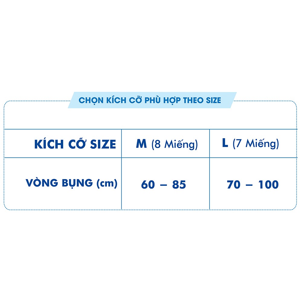 Tã quần người già siêu thấm CANNY size M-8 miếng/gói