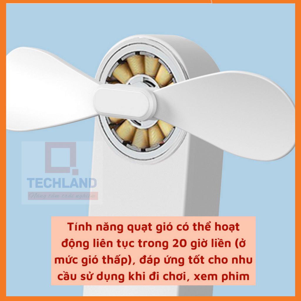 Quạt mini cầm tay đa năng 3 trong 1 gấp gọn kèm đèn pin sạc dự phòng HOT TREND-GENZ 2023 QTechLand Shop