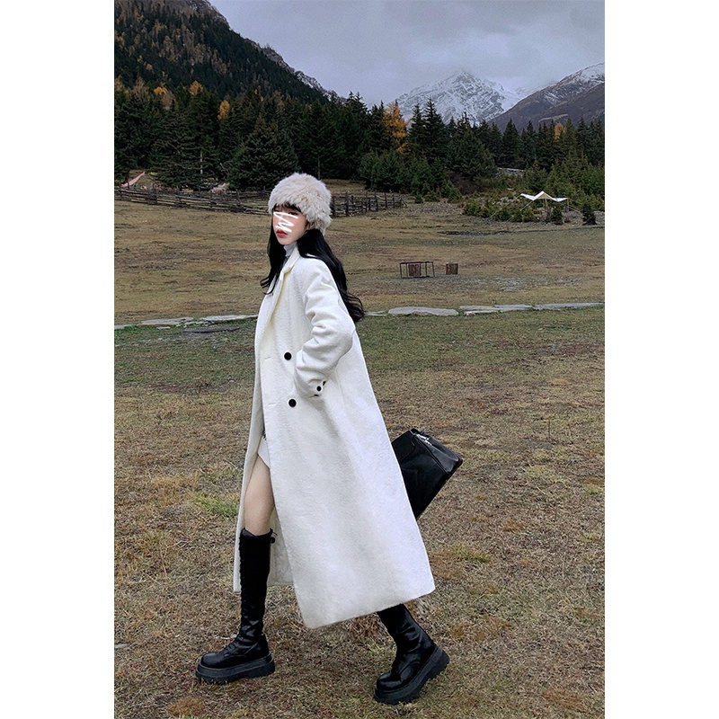 (Order)Áo khoác len trần bông kiểu mới dáng dài mẫu mới nhất năm 2021 | BigBuy360 - bigbuy360.vn