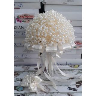 Bộ nguyên liệu làm hoa cưới hạt