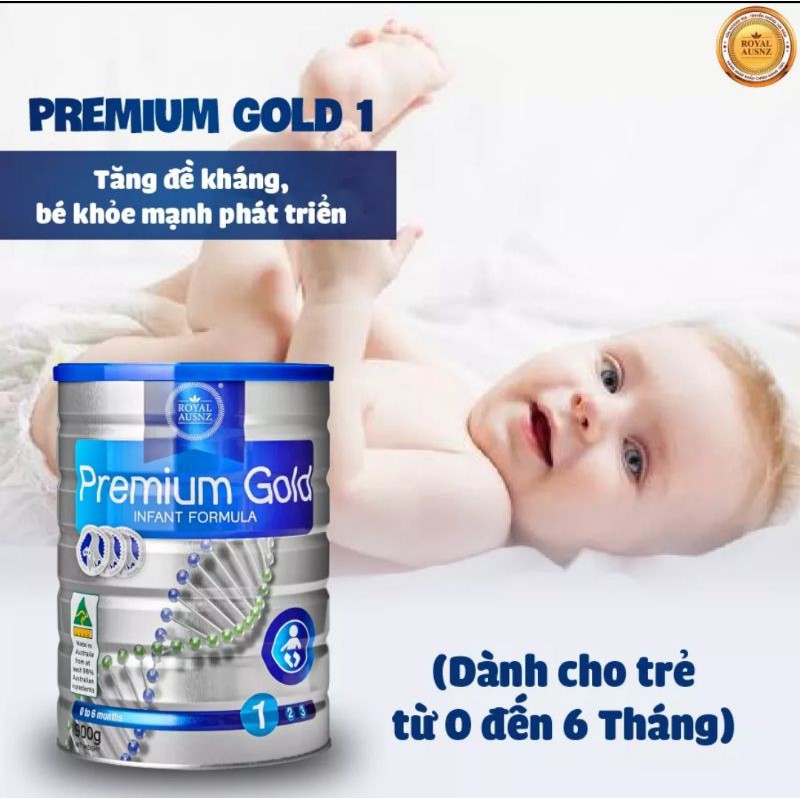 Sữa Bột Hoàng Gia Úc Royal Asunz Premium Gold 1 2 3     Phát Triển Toàn Diện