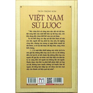 Sách - Việt Nam sử lược ( bìa cứng )