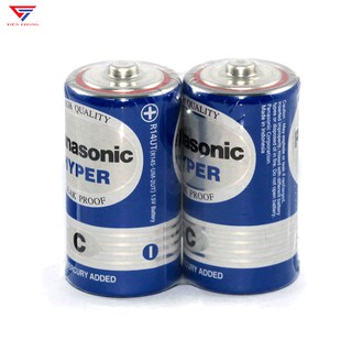 Pin Panasonic đại Cacbon, pin LR20UT/2S giá siêu tốt, Pin D panasonic chính hãng