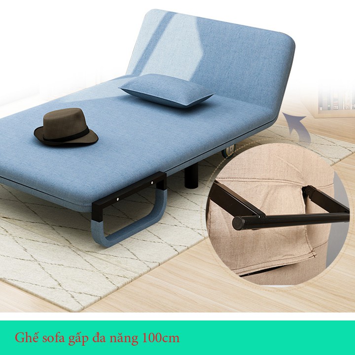 Ghế sofa gấp gọn đa năng rộng 80cm, 1m, 1m2 - sofa giường gấp gọn