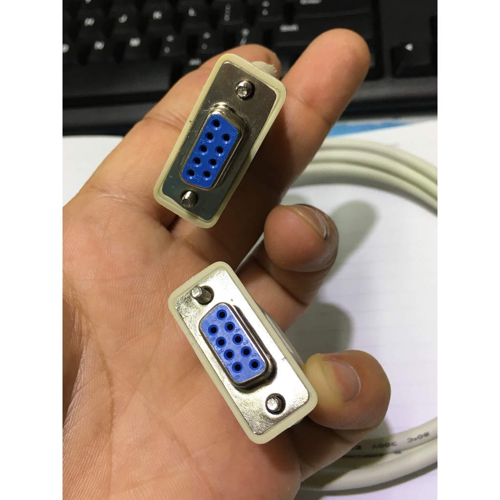 Cáp com RS232, 9 chân Cái-Cái 1,5m thẳng