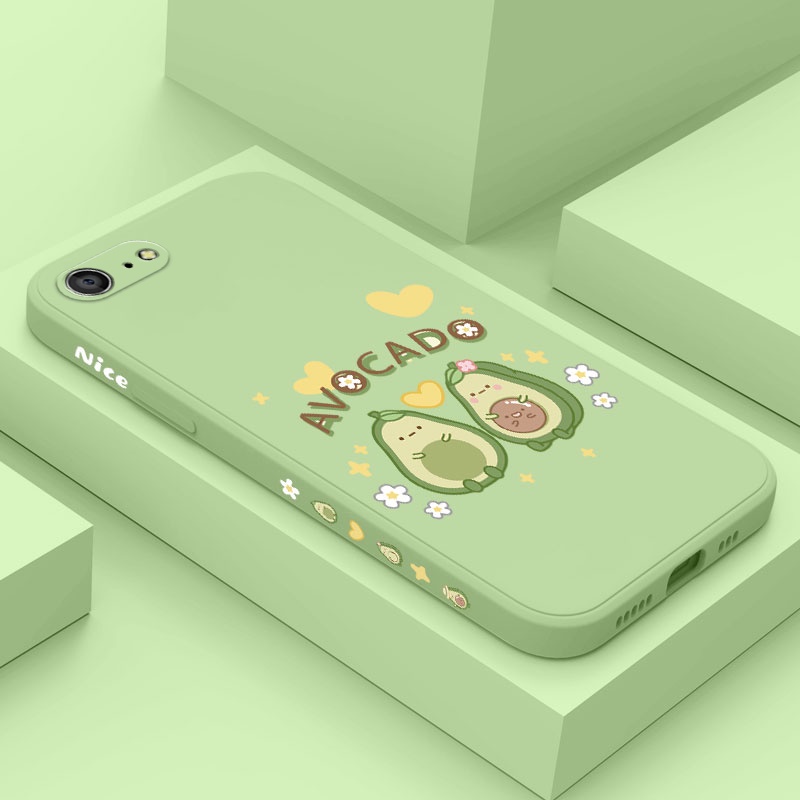Ốp Điện Thoại Silicon Họa Tiết Đu Đủ Dành Cho IPhone 8 7 Plus SE 2020 6 6S Plus
