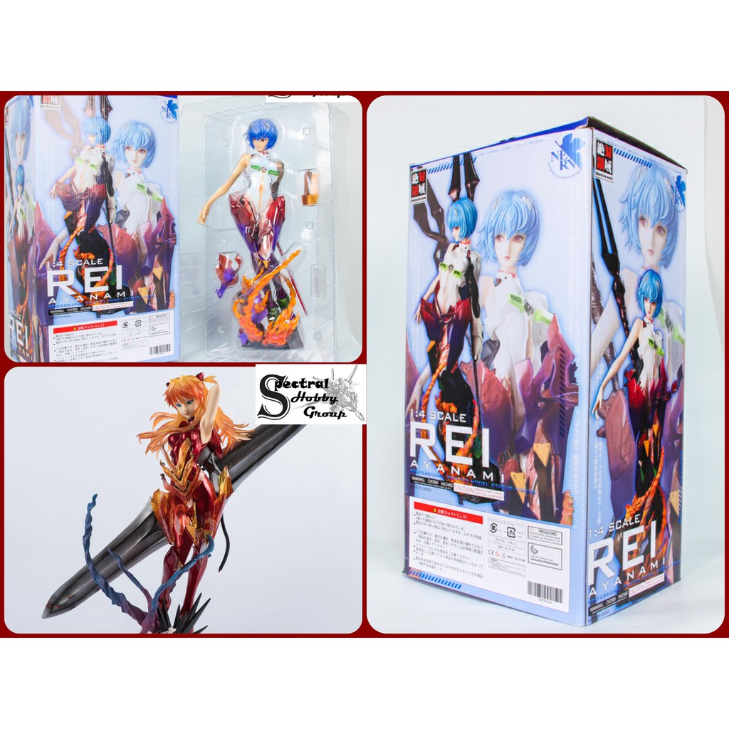 Mô hình nhựa Figure 1/4 EVA Evangelion Ayanami Rei Asuka - Xinhao chất lượng cao