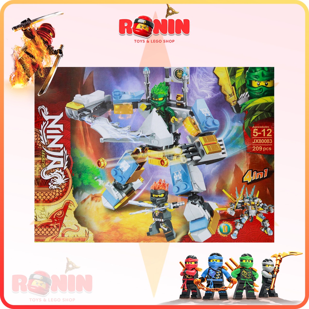 Bộ Đồ Chơi Lắp Ráp Ninjago : Người Máy Đại Chiến Samurai 4in1