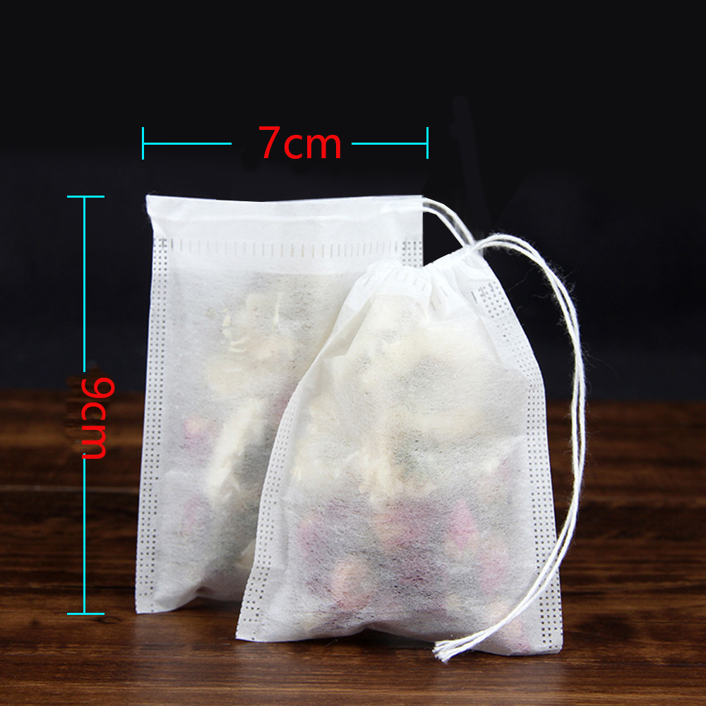 Bộ 50 túi lọc trà rỗng 9x7cm tiện dụng